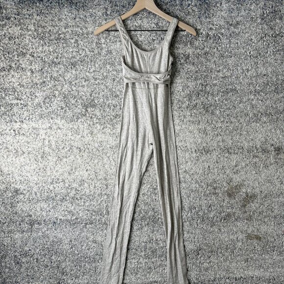 House of CB Jumpsuit Womens XS Heather Gray One-Piece Catsuit Unitard Bodysuit - Picture 1 of 6